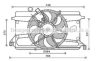AVA QUALITY COOLING FD7573 Fan, radiator